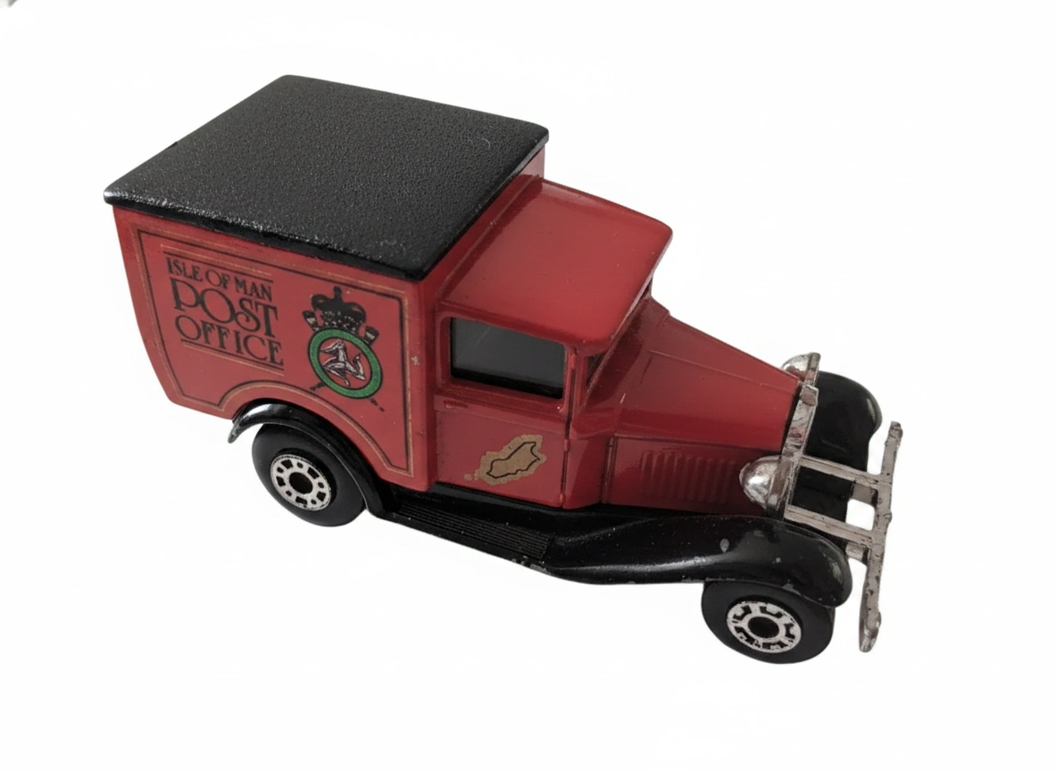 1979 Model A Ford Van Red: Image 2