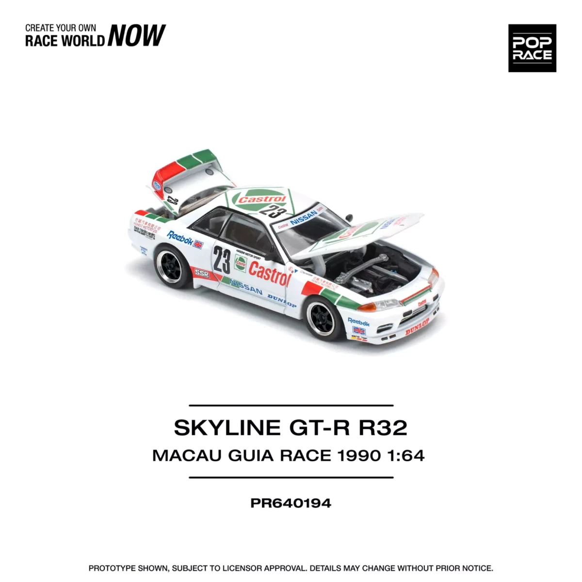 2025 Skyline GT-R (BNR32) Macau Guia Race 1990 White: Image 2