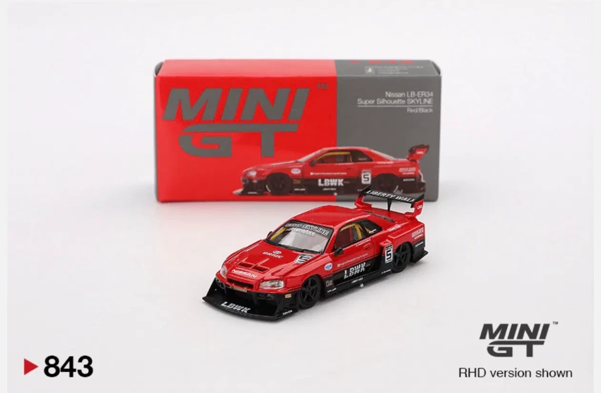 2024 Nissan LB-ER34 Super Silhouette Skyline Red: Box: Image 2