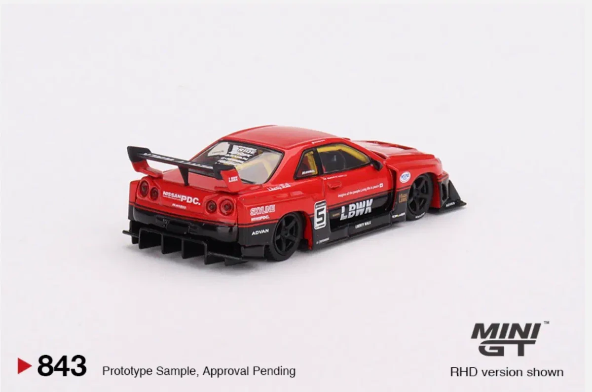 2024 Nissan LB-ER34 Super Silhouette Skyline Red: Box: Image 4
