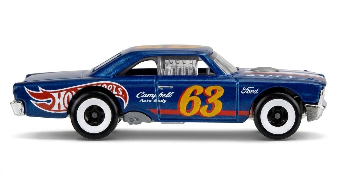 2026 1963 Ford Galaxie Blue: Image 2