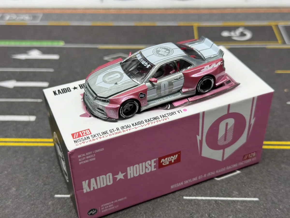 2024 Nissan Skyline GT-R (R34) Kaido Racing Factory V1 ZAMAC: Box: Image 3