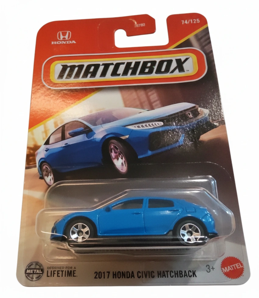2025 2017 Honda Civic Hatchback Blue: Long Card: Image 2