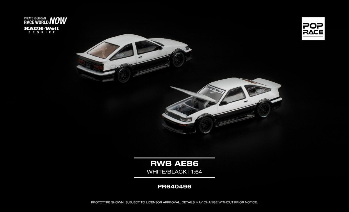 2026 RWB AE86 White: Image 3