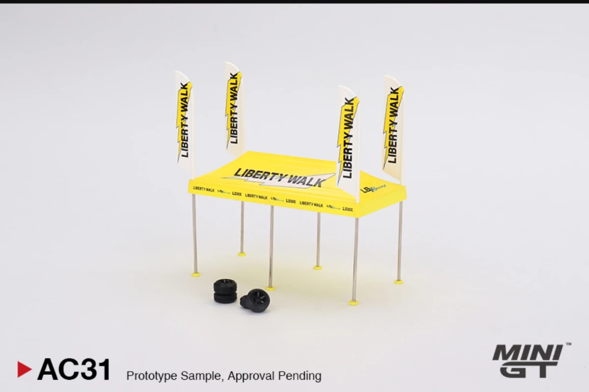 2024 Paddock Service Tent Set Yellow: No Package: Image 4