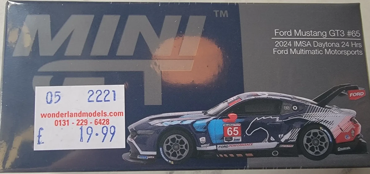 2026 Ford Mustang GT3 Multimatic Motorsports Blue: Box: Image 4