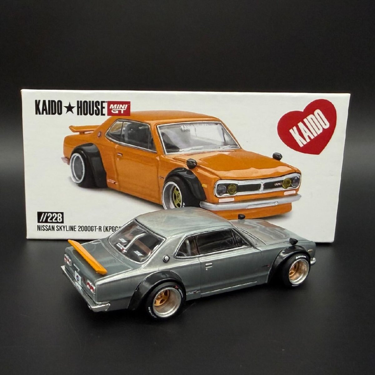 2025 Nissan Skyline 2000GT-R (KPGC 10) Kaido Street V2 ZAMAC: Box: Image 2