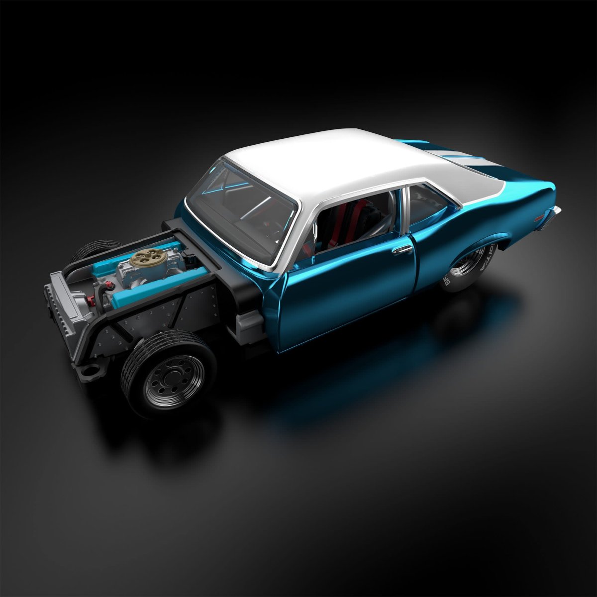 2026 1972 Chevy Nova SS Blue: Image 4