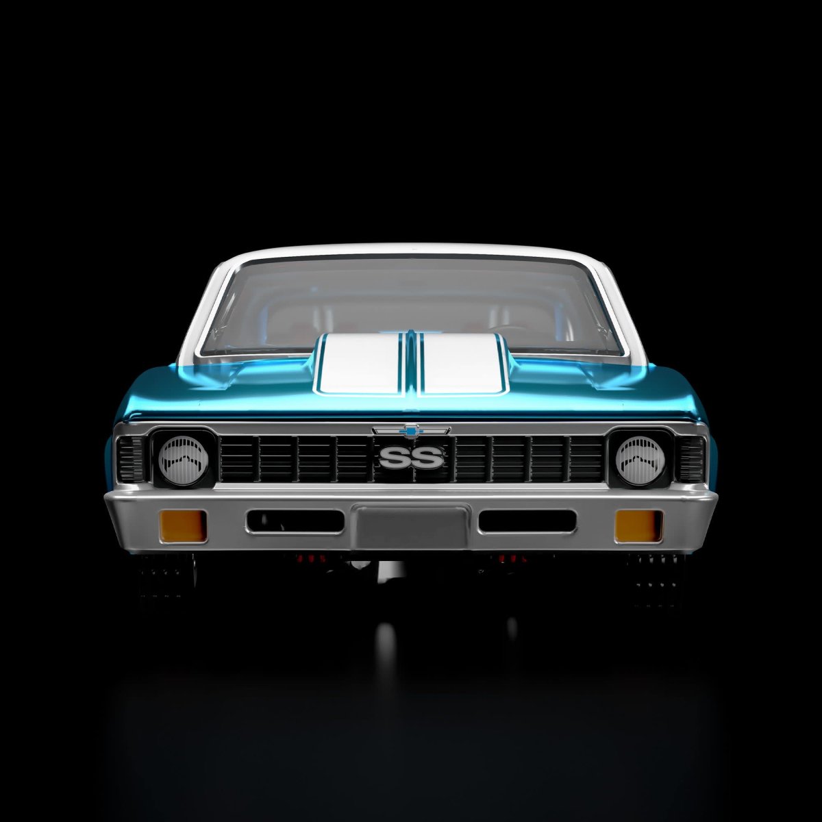 2026 1972 Chevy Nova SS Blue: Image 11