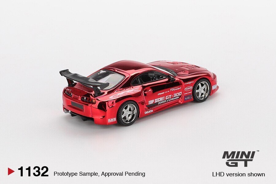 2026 Toyota Supra (A80) Top Secret GT-300 Top Secret Red Chrome Red: Image 3