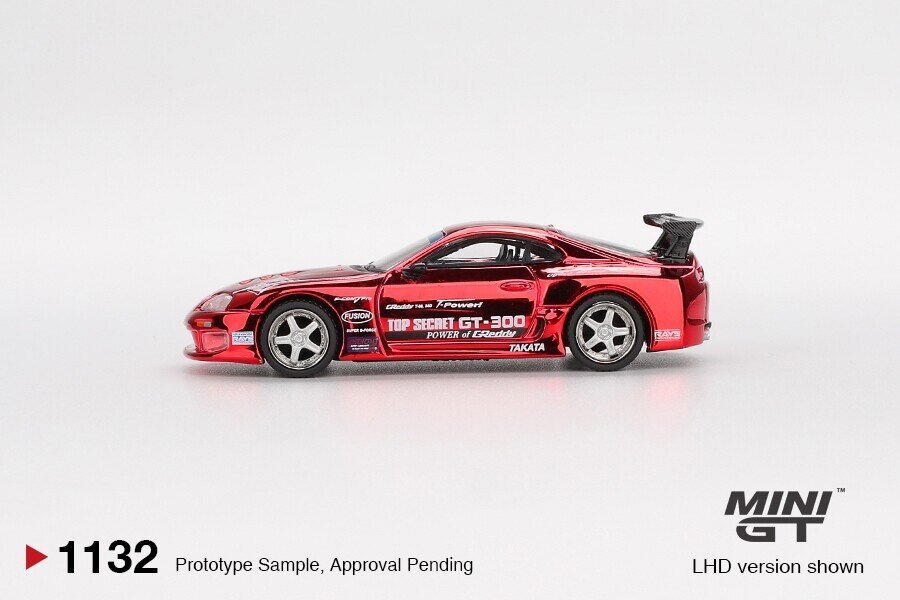 2026 Toyota Supra (A80) Top Secret GT-300 Top Secret Red Chrome Red: Image 2