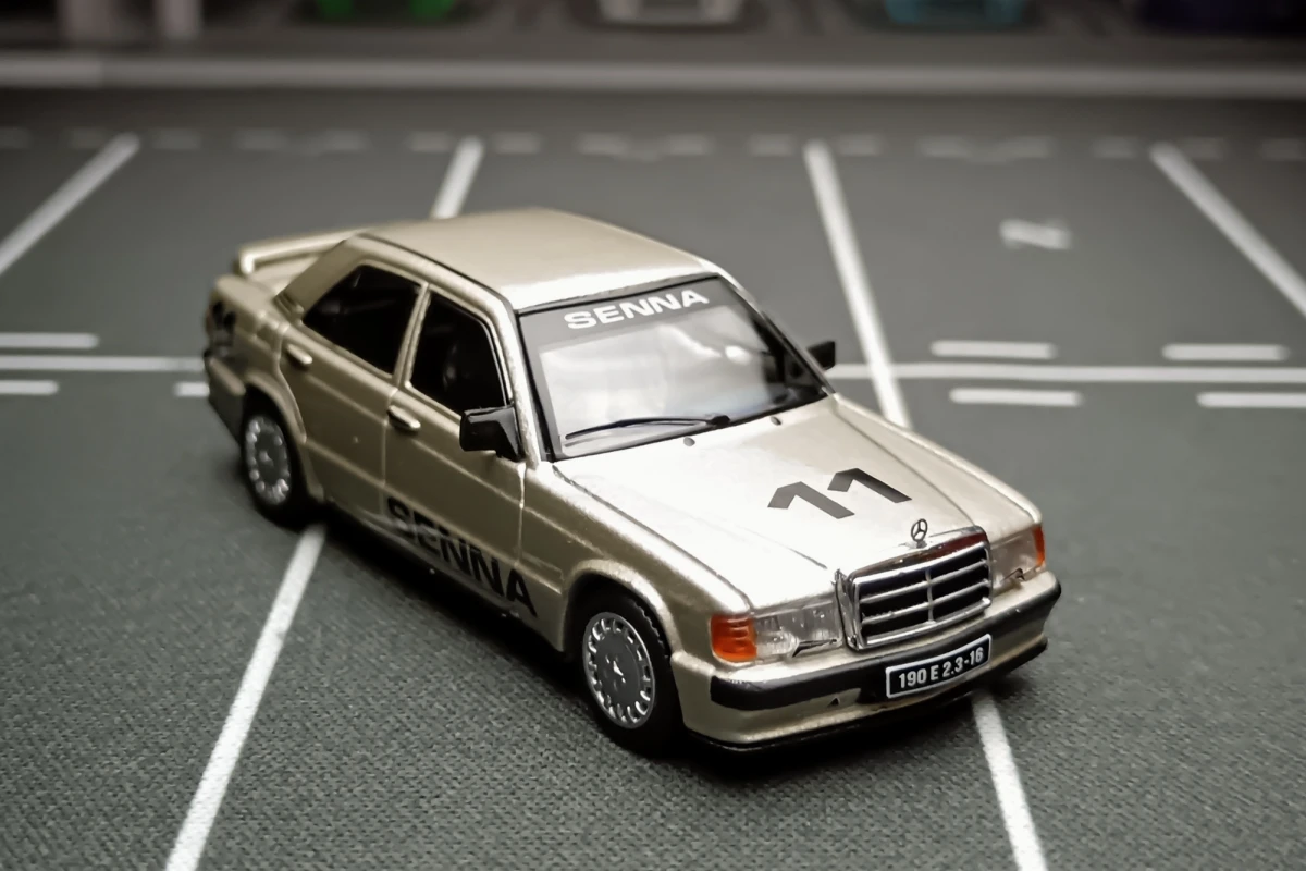2025 Mercedes-Benz 190E 2.3-16#11 Ayrton Senna 1984 Nurburgring Race of Champions w/ Figure Other: Image 2