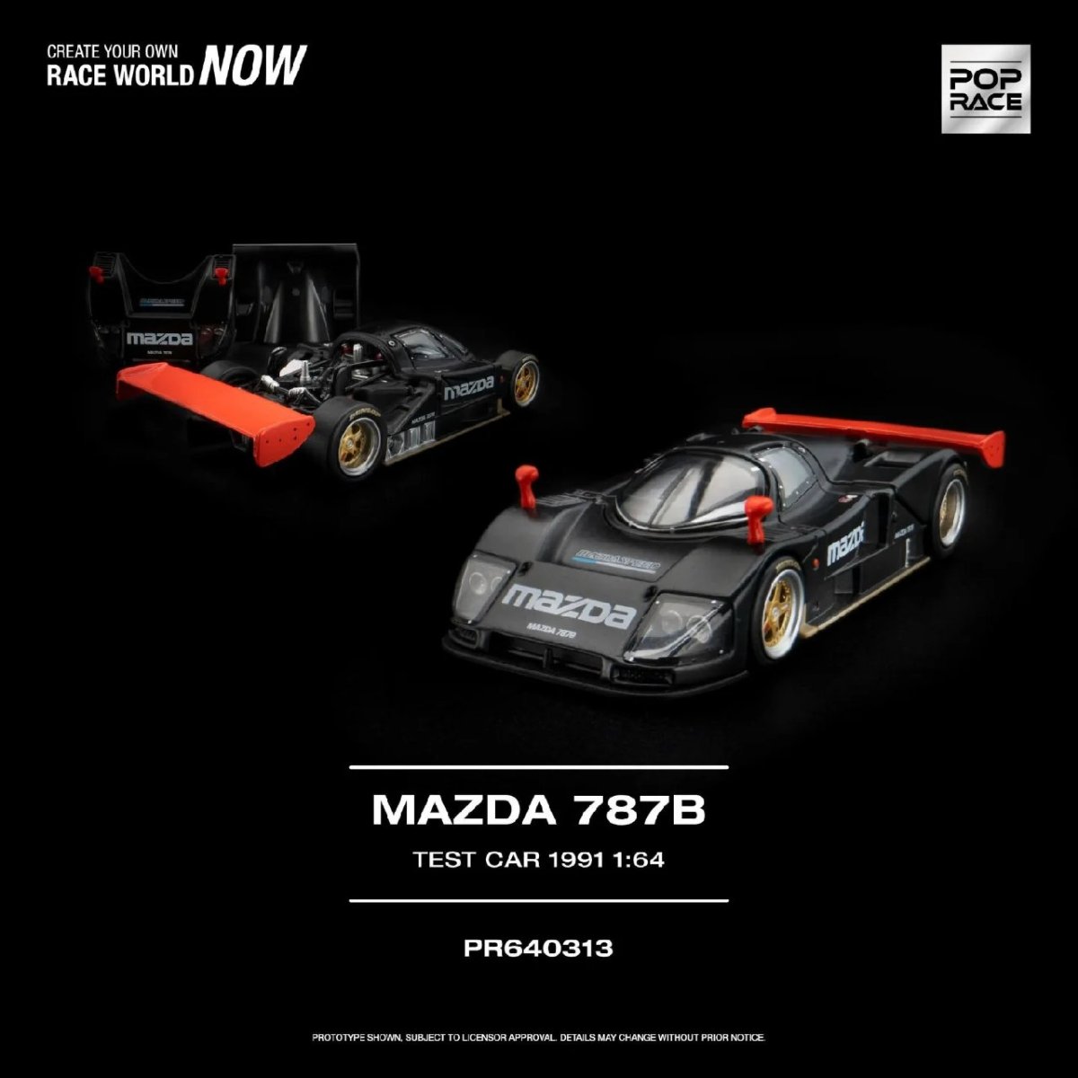2026 Mazda 787B 1991 Test Car Black: Image 3