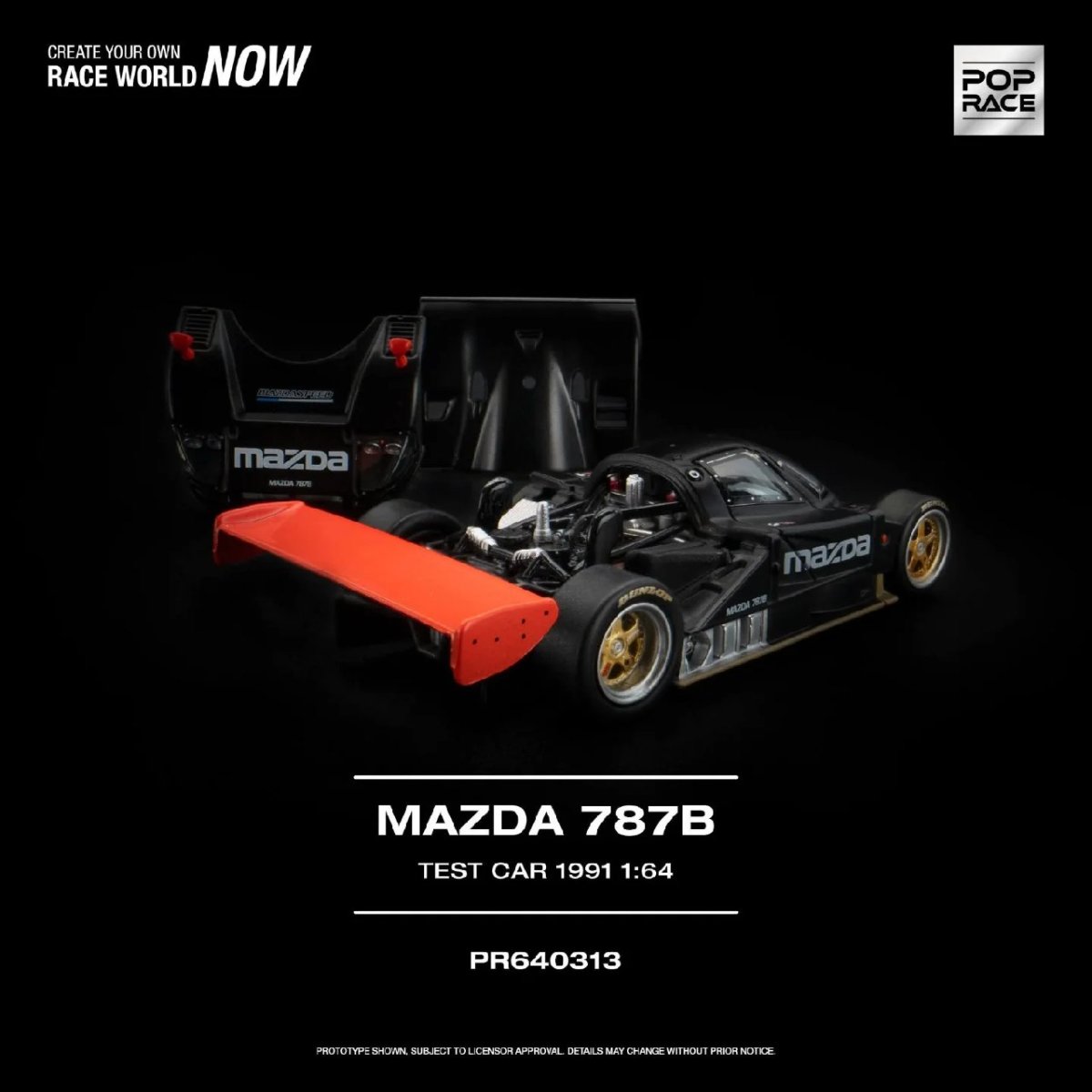 2026 Mazda 787B 1991 Test Car Black: Image 2