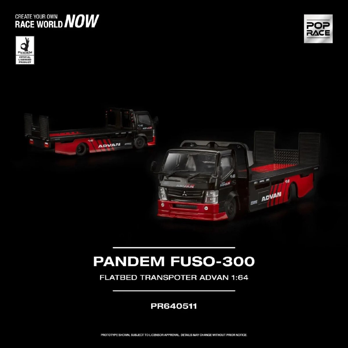 2026 Pandem Fuso-300 FLATBED TRANSPORTER Black: Image 5