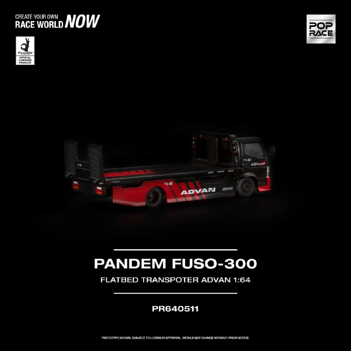 2026 Pandem Fuso-300 FLATBED TRANSPORTER Black: Image 4