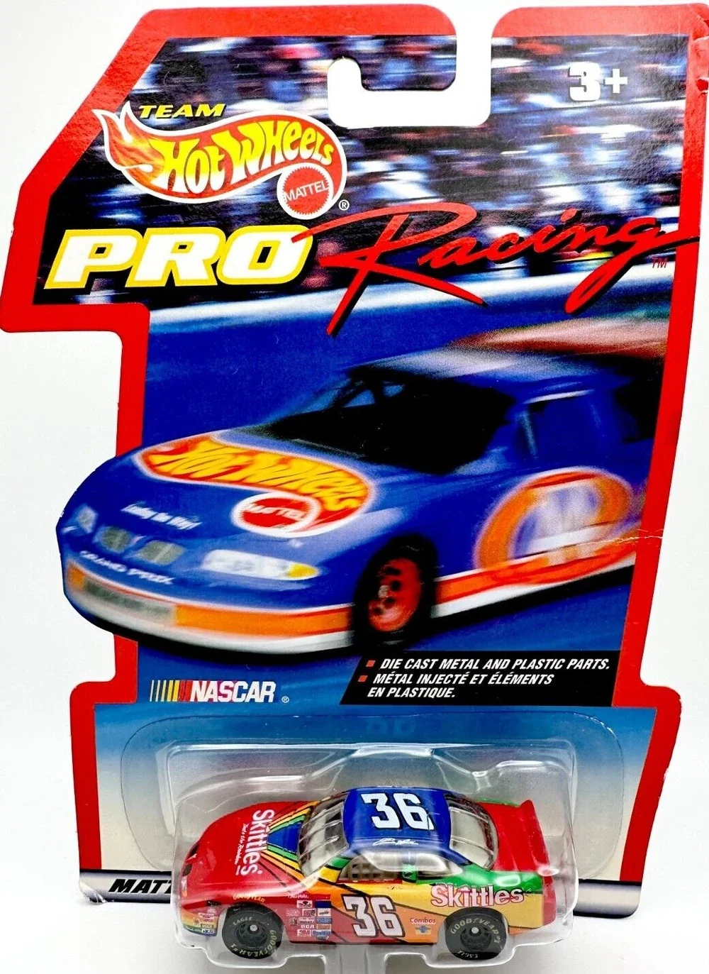 1998 Pontiac Grand Prix Ernie Irvan Skittles #36 Red: Long (INT): Image 2