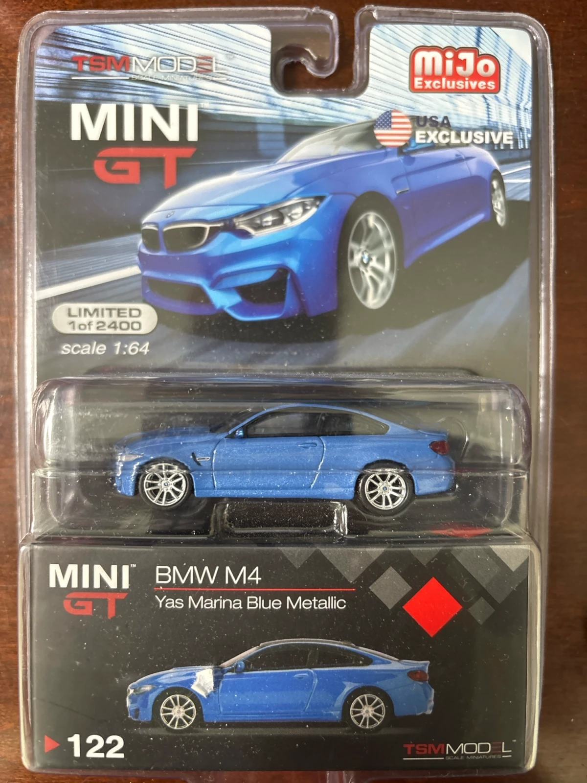 2020 BMW M4 (F82) Yas Marina Blue Metallic Blue: Blister: Image 5