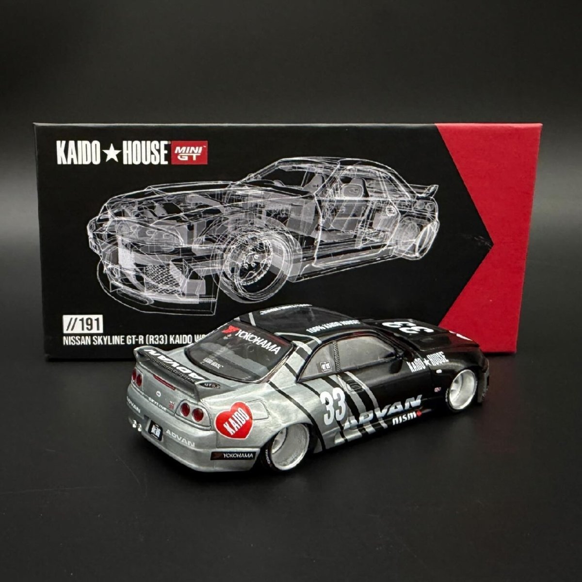 2025 Nissan Skyline GT-R (R33) Advan V1 Black: Box: Image 2