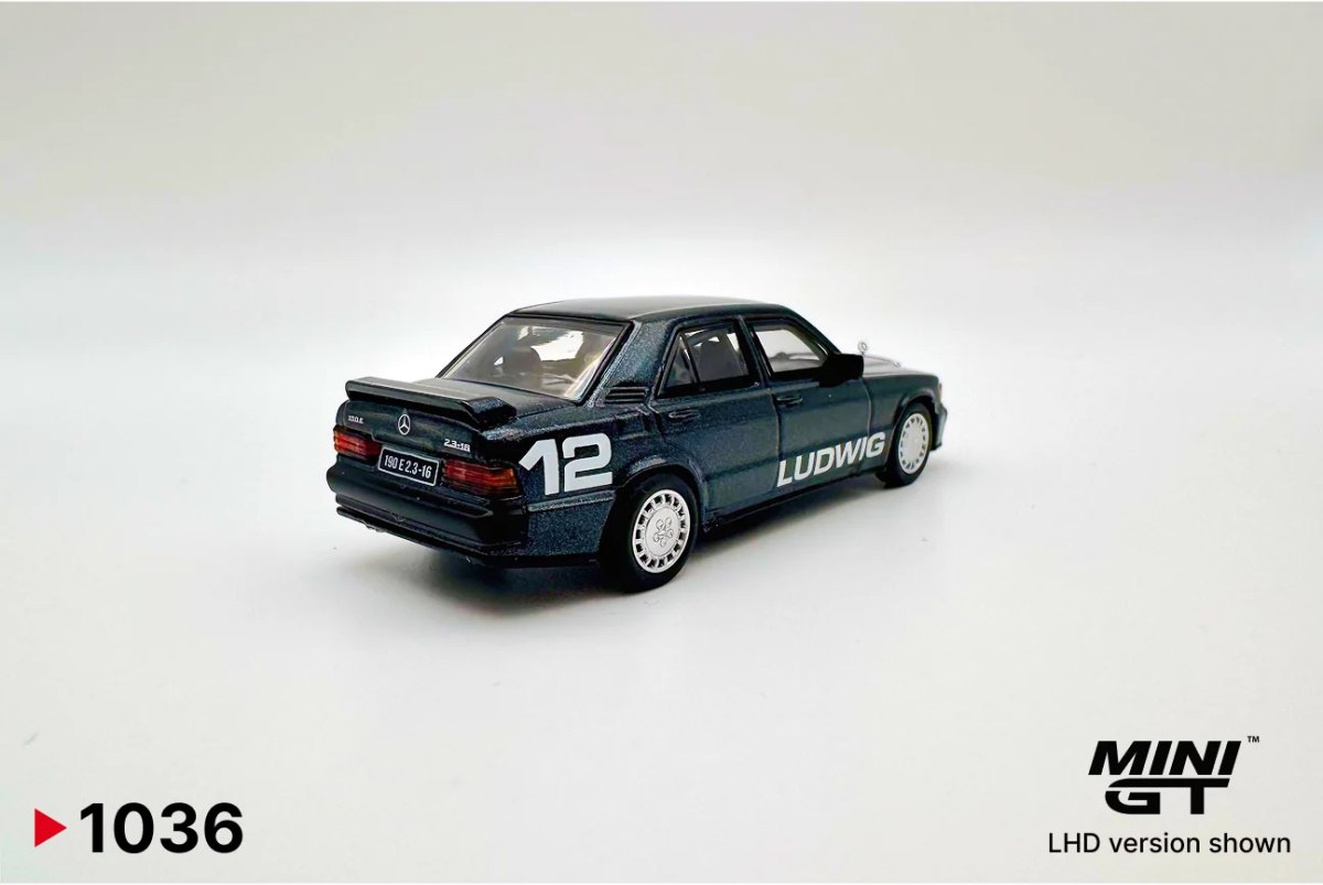 2026 Mercedes-Benz 190 E 2.3-16  #12 Klaus Ludwig  1984 Nürburgring Race of Champions Black: No package: Image 2