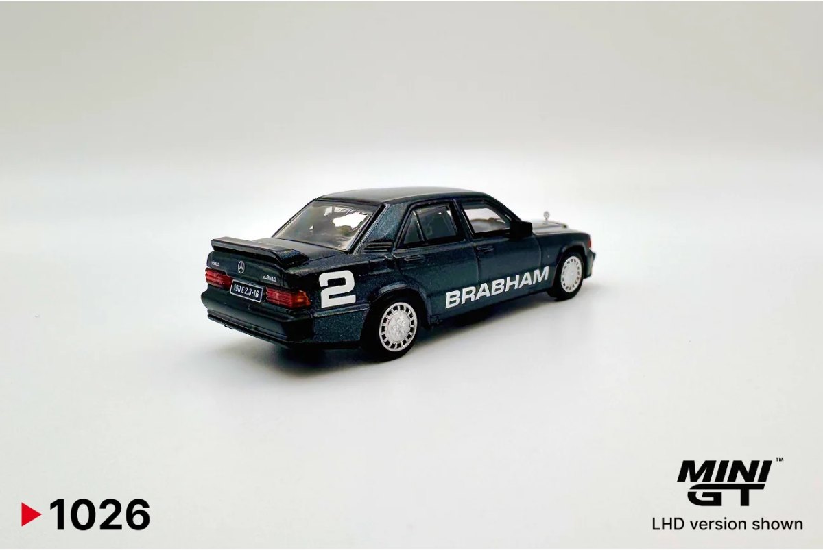 2026 Mercedes-Benz 190 E 2.3-16  #2 Jack Brabham  1984 Nürburgring Race of Champions Black: No package: Image 2