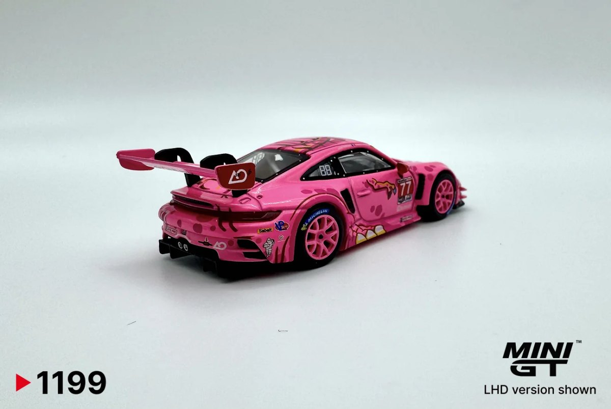 2026 Porsche 911 GT3 R  #77 GTD PRO AO Racing 2024 IMSA Roxy Show Car Pink: No package: Image 2