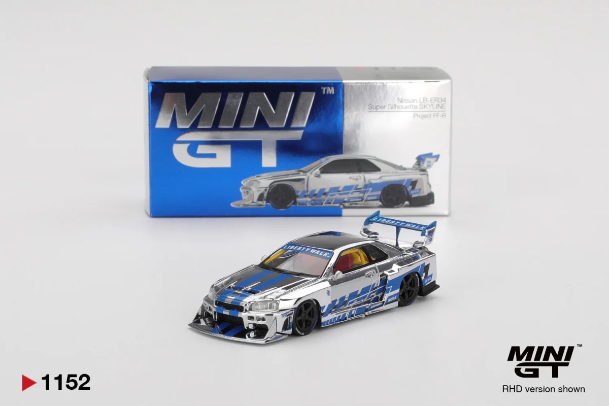 2026 Nissan LB-ER34 Super Silhouette SKYLINE Project FF-R Chrome: No package: Image 4