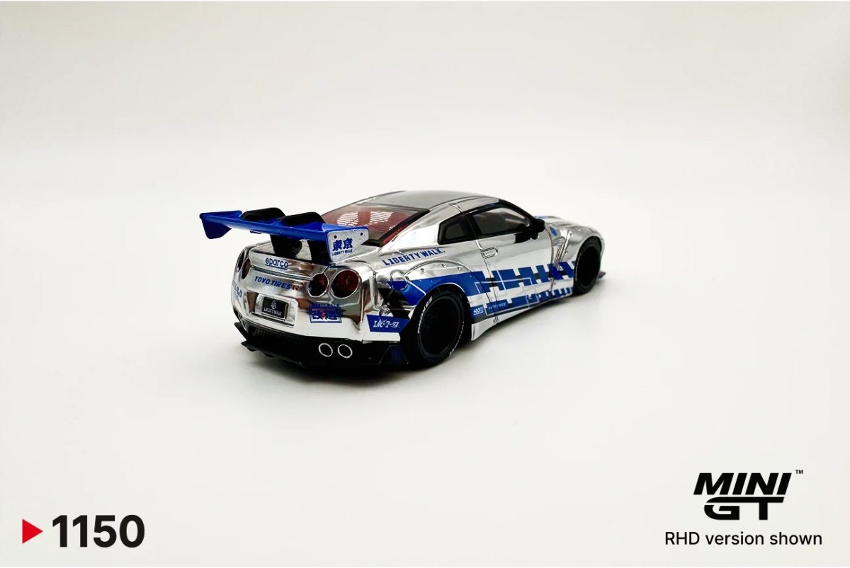 2026 Nissan GT-R (R35) LB★WORKS Type 1,  Rear Wing Ver. 1 Project FF-R Silver: No package: Image 2