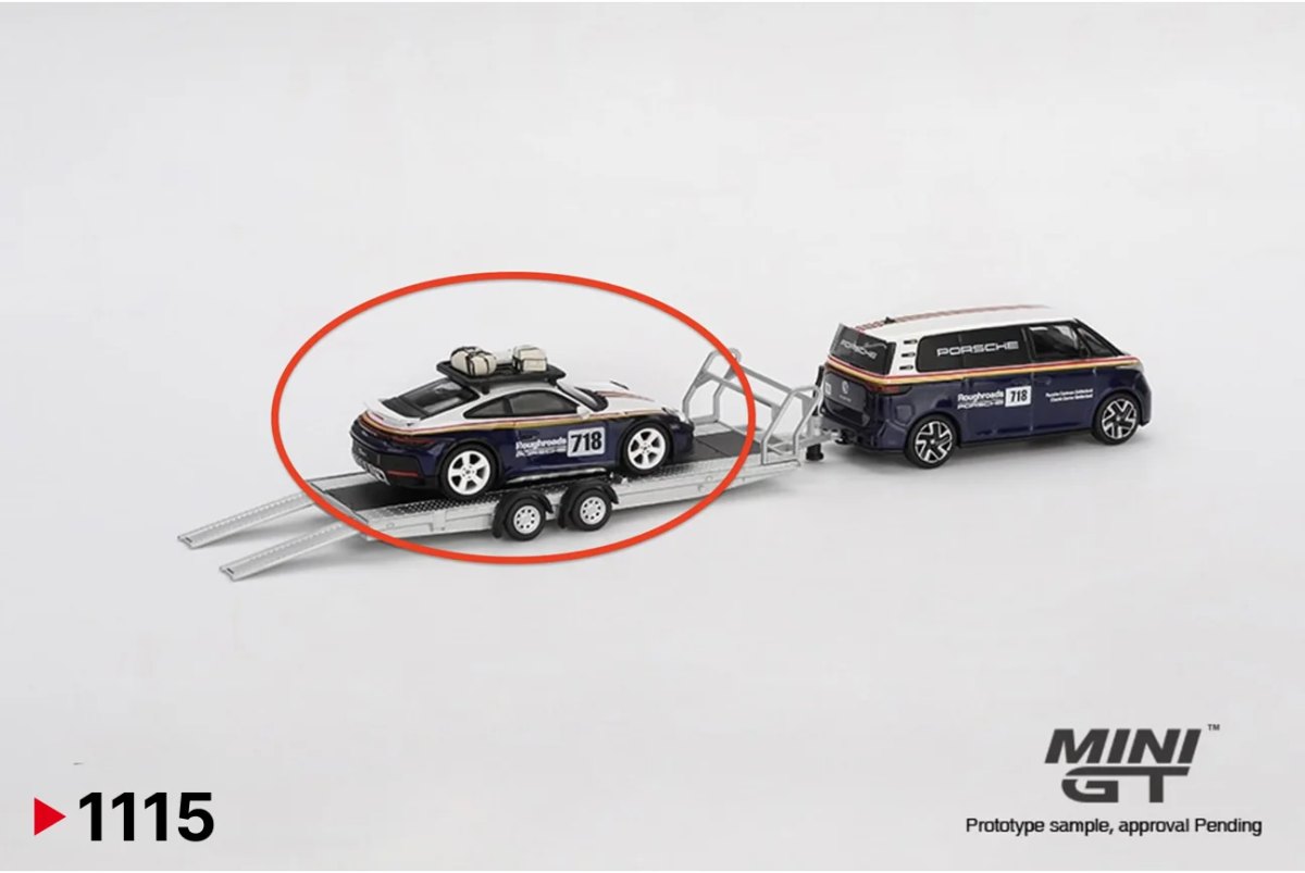 2025 Porsche 911 Dakar  #718 Rallye Design Package  White/Gentian Blue Metallic Blue: No package: Image 2