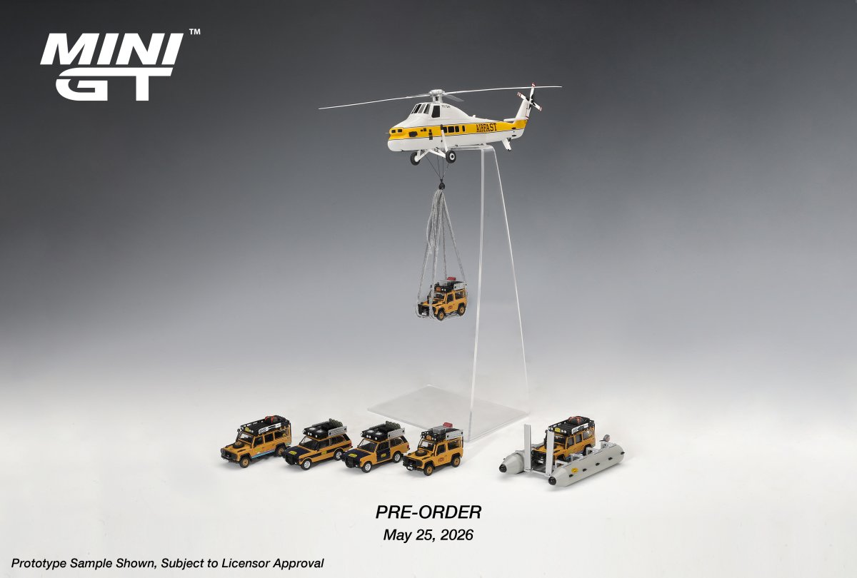 2026 Sikorsky S58T Helicopter 1985 Camel Trophy White: Image 5