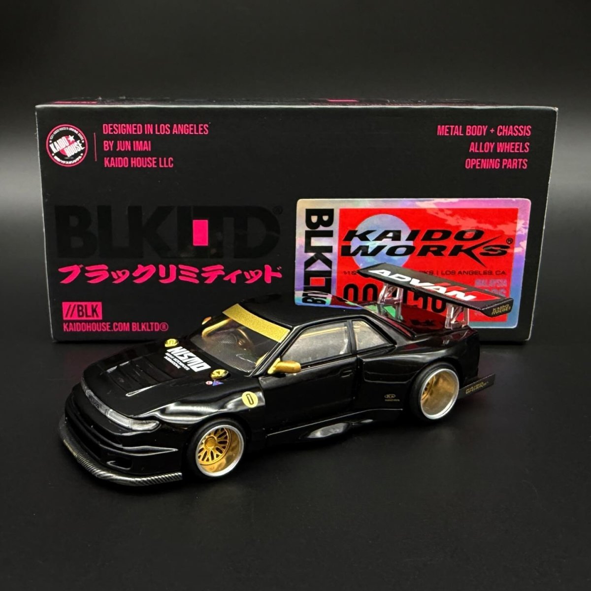 2026 Nissan Silvia S13-R Kaido Works BLKLTD #4 (Series 5) Black: Box: Image 2