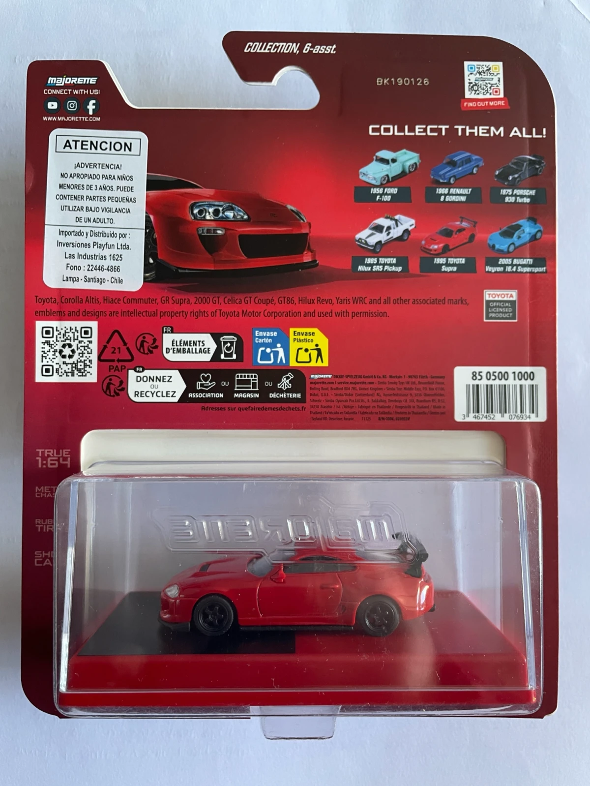 2026 Toyota Supra JZA80 Red: Blister: Image 3