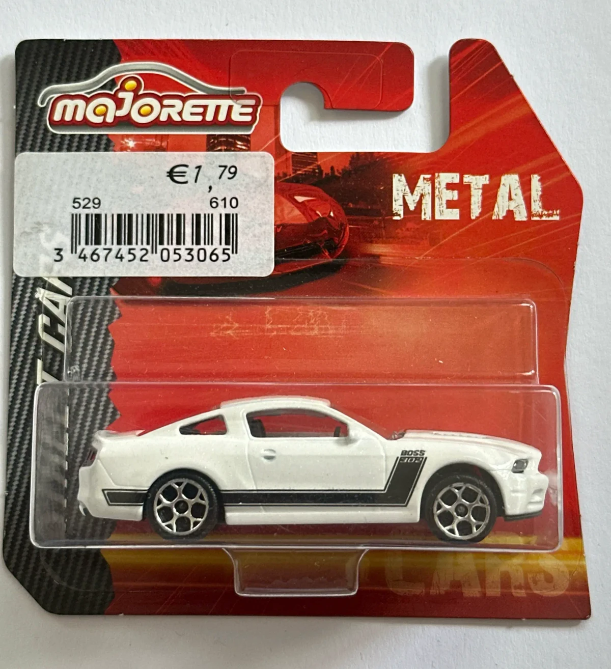 2014 Ford Mustang Boss 302 White: Blister: Image 2
