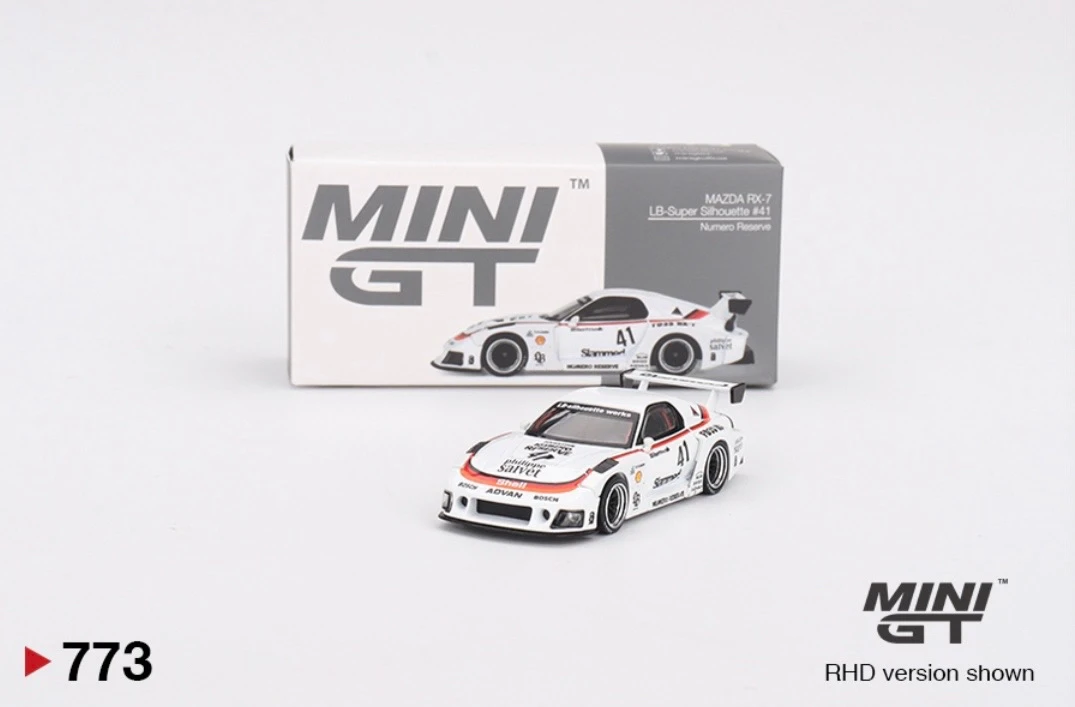 2024 Mazda RX-7 LB-Super Silhouette #41 Numero Reserve White: Image 2