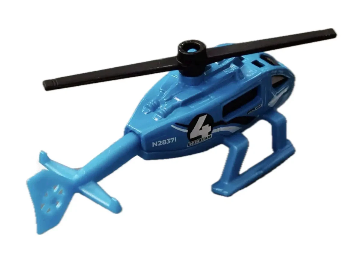 2026 MBX Rescue Helicopter Blue: No Package: Image 3
