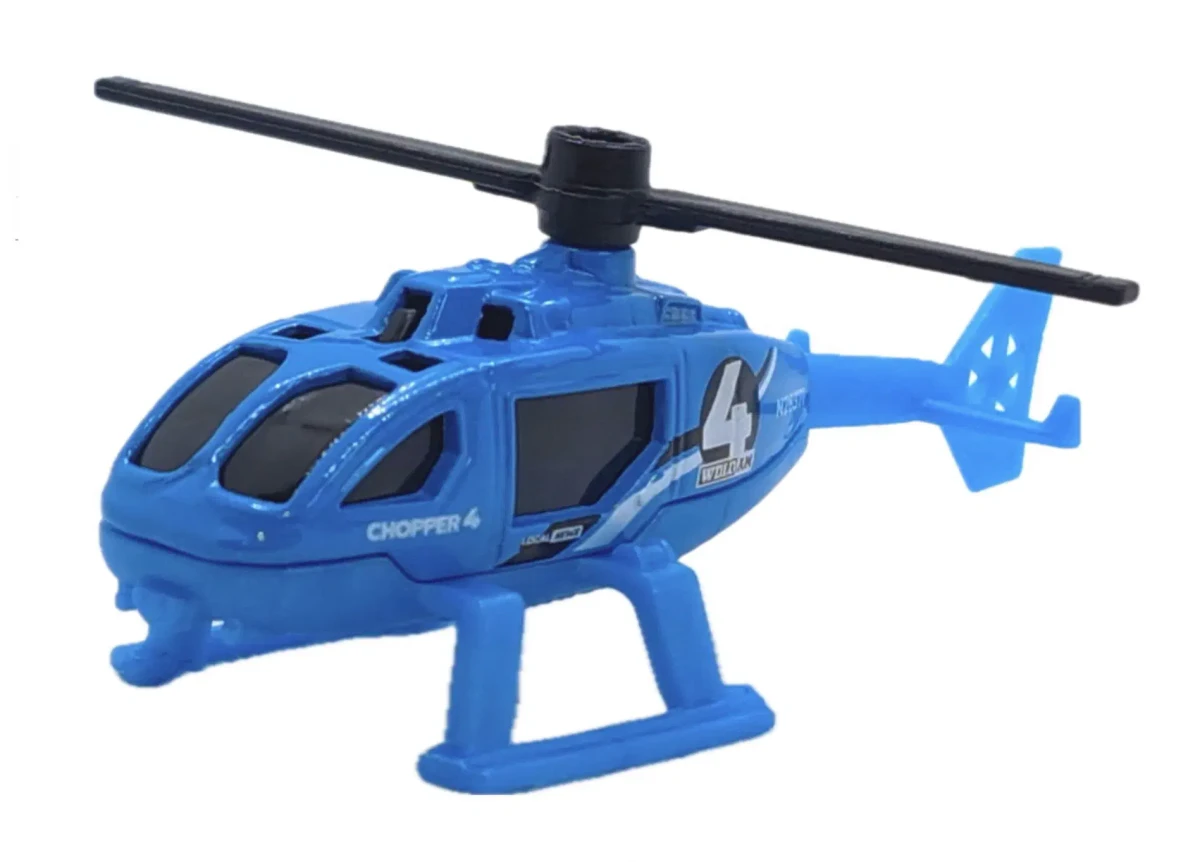 2026 MBX Rescue Helicopter Blue: No Package: Image 2