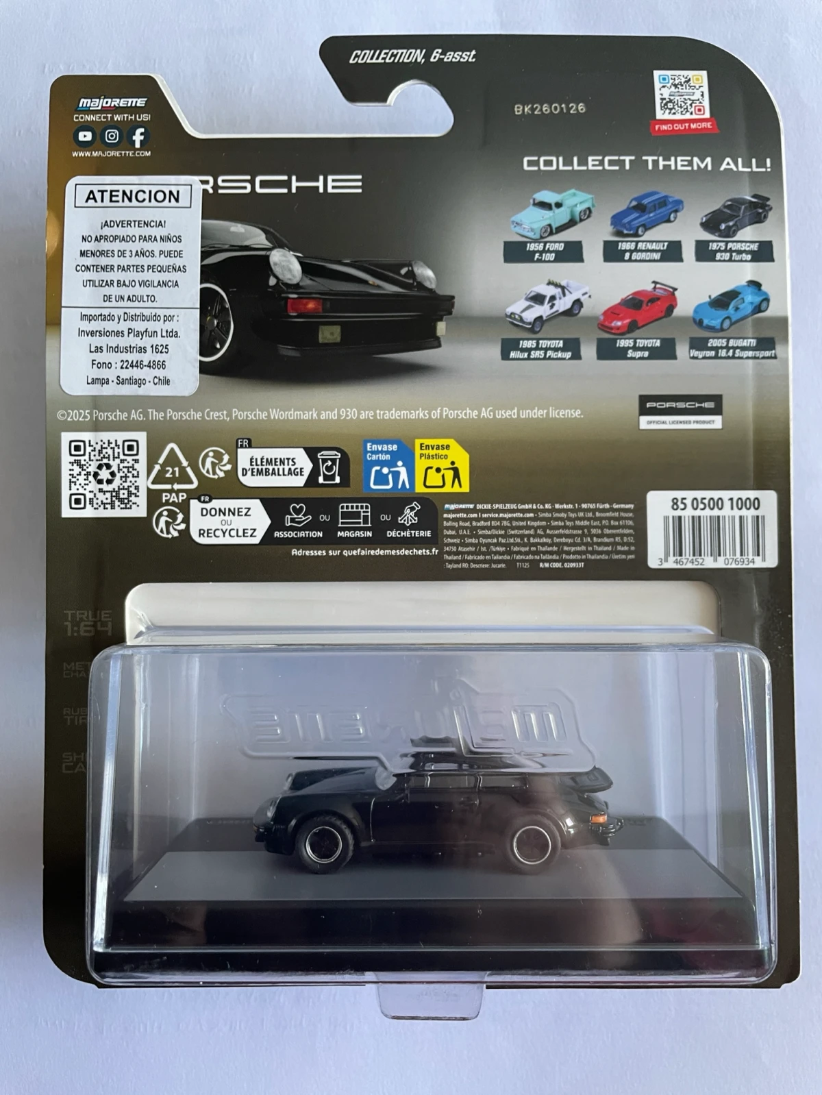 2026 1975 Porsche 930 Turbo Black: Blister: Image 3