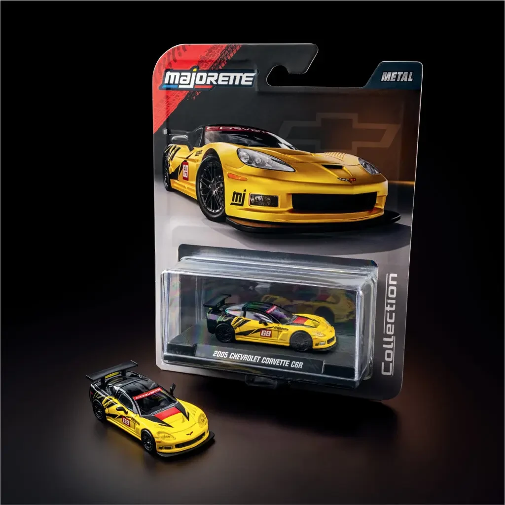 2025 2005 Chevrolet Corvette C6R Yellow: Blister: Image 2