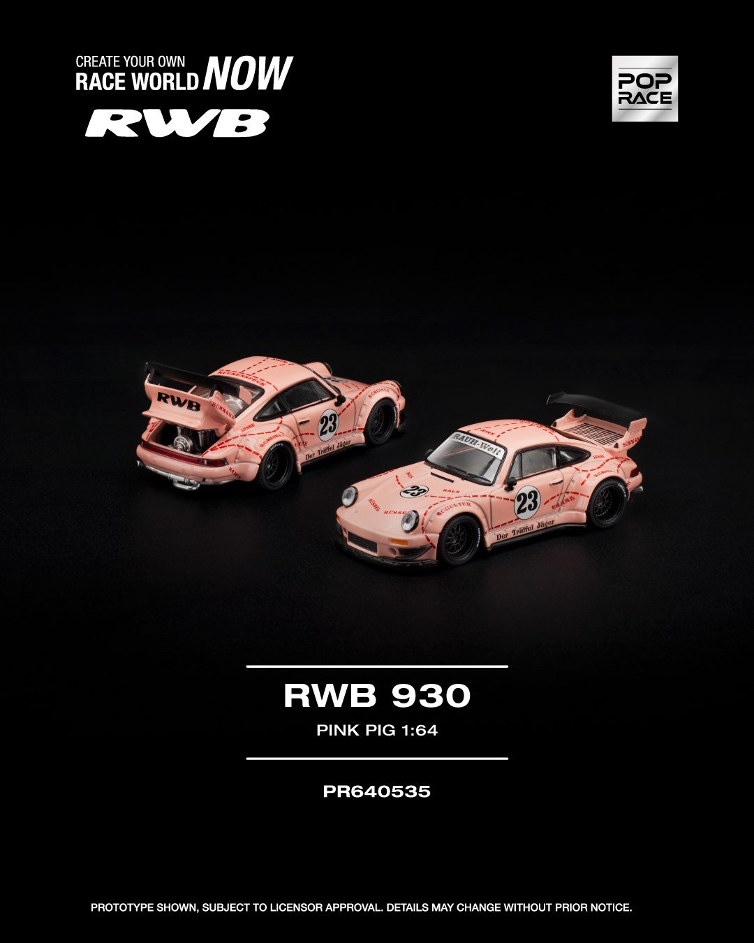 2026 RWB 930 "Pink Pig" Pink: Image 3