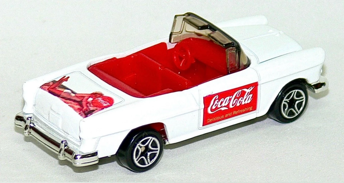 2001 1955 Chevy Convertible Bel Air White: No Package: Image 3