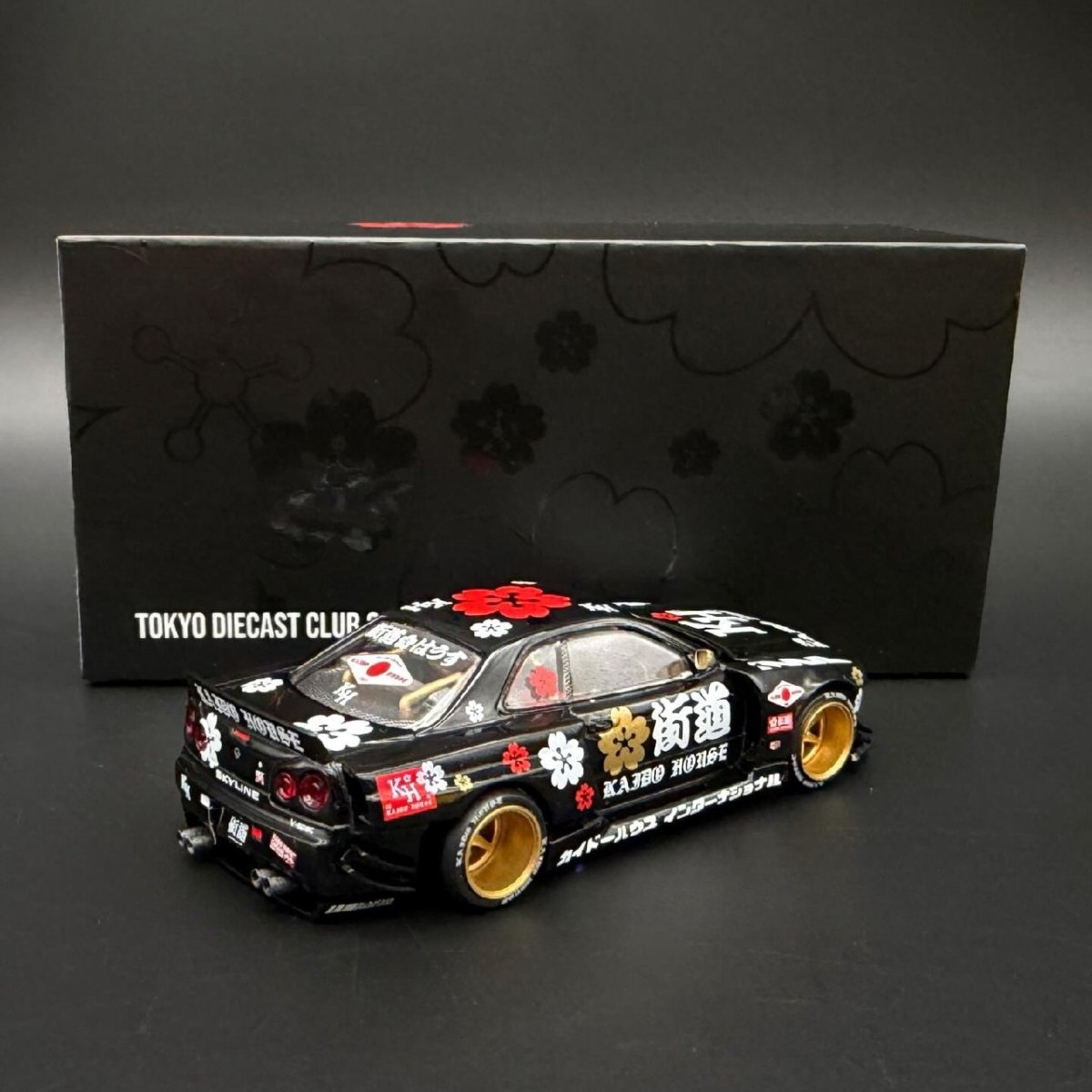 2026 Nissan Skyline GT-R (R34) KAIDO WORKS® Matsuri Kaido House Exclusive Black: Box: Image 2