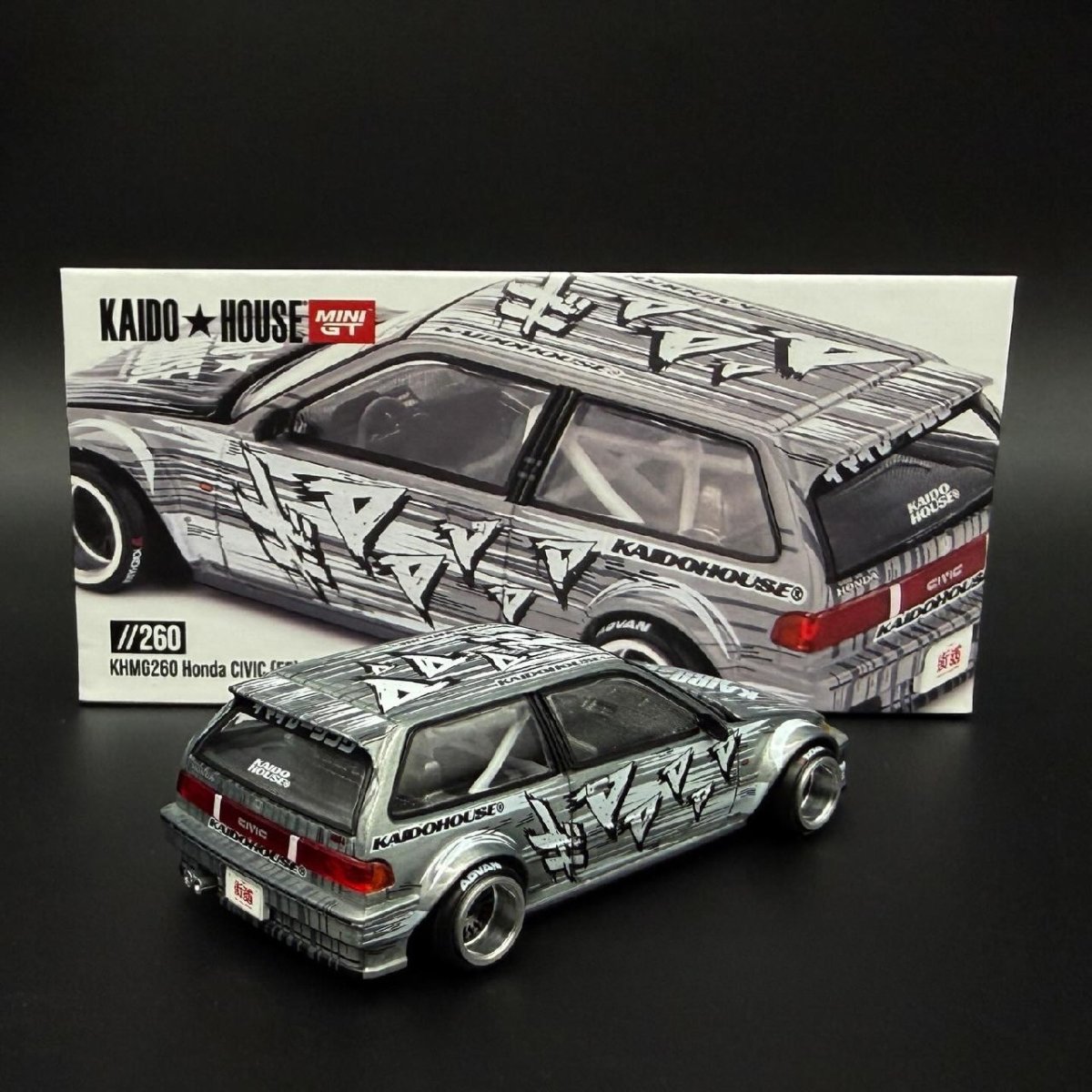 2025 Honda Civic (EF) Kaido Manga V1 ZAMAC: Image 2