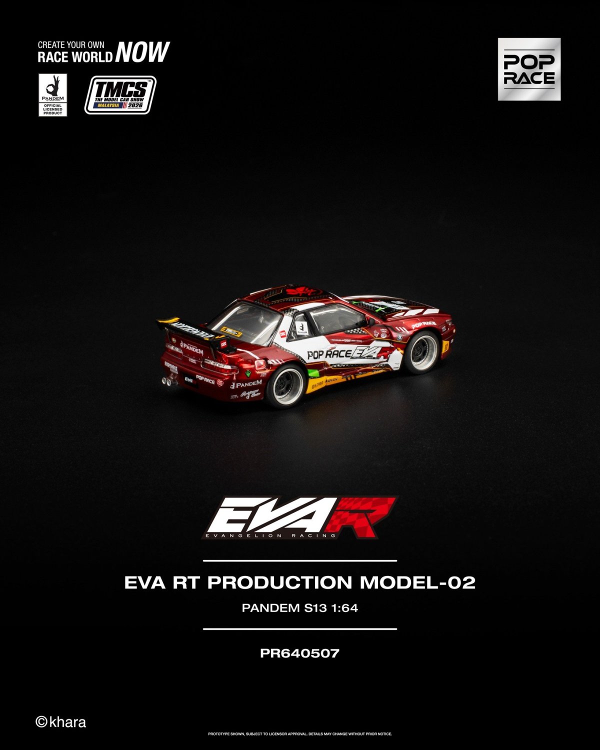 2026 EVA RT Production Model-02 Pandem S13 Red: Image 2
