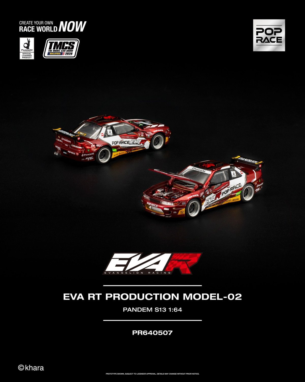 2026 EVA RT Production Model-02 Pandem S13 Red: Image 3