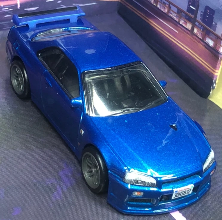 2026 Nissan Skyline GT-R V-Spec II (BNR34) Blue: Image 2
