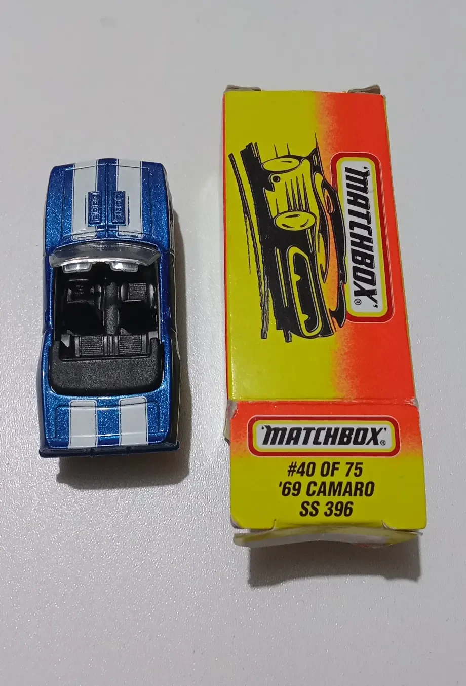 1997 1969 Camaro SS 396 Blue: Box: Image 3