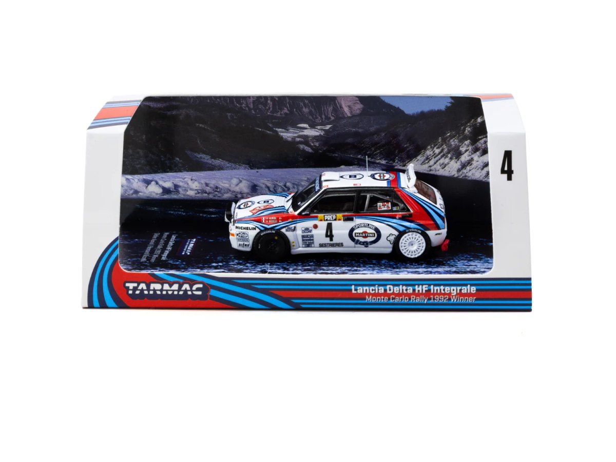 2026 Lancia Delta HF Integrale Monte Carlo Rally 1992 #04 Winner Didier Auriol / Bernard Occelli: No package: Image 4