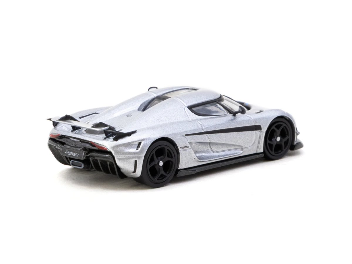 2026 Koenigsegg Regera Silver Metallic / Blue Accents with Tarmac Cards Combo Set: No package: Image 3