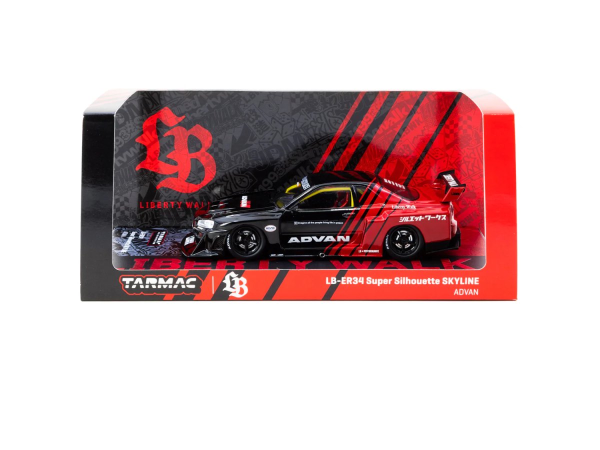 2026 Liberty Walk LB-ER34 Super Silhouette SKYLINE ADVAN: No package: Image 4