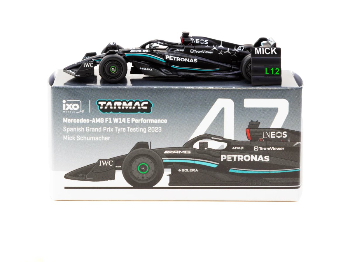 2026 Mercedes-AMG F1 W14 E Performance Spanish Grand Prix Tyre Testing 2023 #47 Mick Schumacher: No package: Image 4